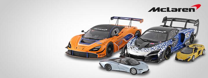 McLaren SALE % Modelos McLaren de 
liquidación 1:18 y 1:43